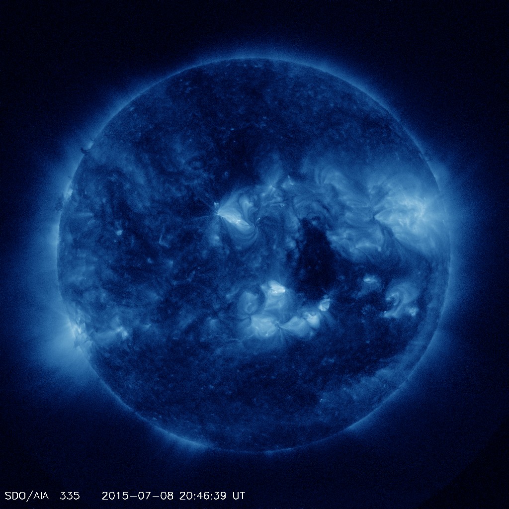EUV radiation emitted from the Sun