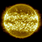 SDO/AIA  golden image of Sun in UV