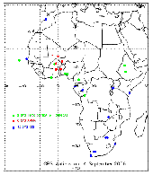 Dual frequency GPS receivers now in Africa. More are needed to investigate the plume phenomenon.